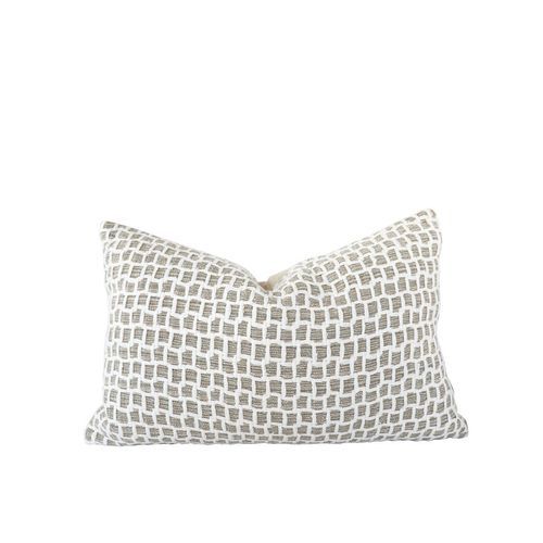 Luna Rectangle 100% Cotton Sand Cushion