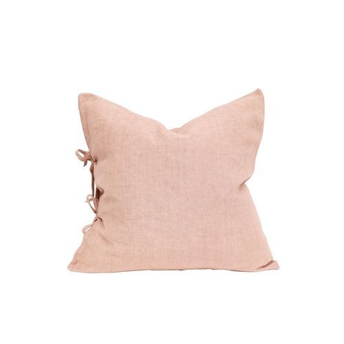Tully Tie Cushion | Old Pink