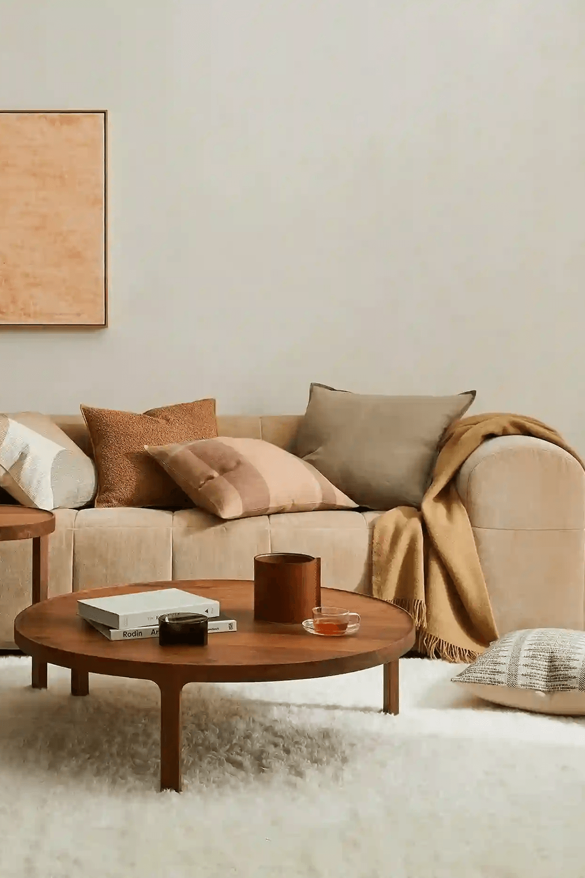 Weave Home Alberto Boucle Cushion - Copper | 50 x 50cm