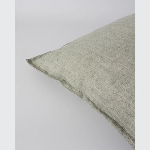 Baya Arcadia Handwoven Linen Cushion - Sage | Lumbar