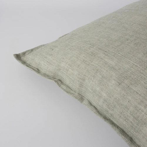 Baya Arcadia Handwoven Linen Cushion - Sage | Lumbar