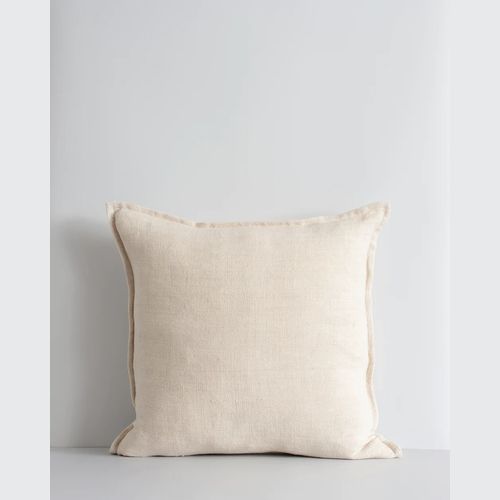 Baya Flaxmill Handwoven Linen Cushion | Nude