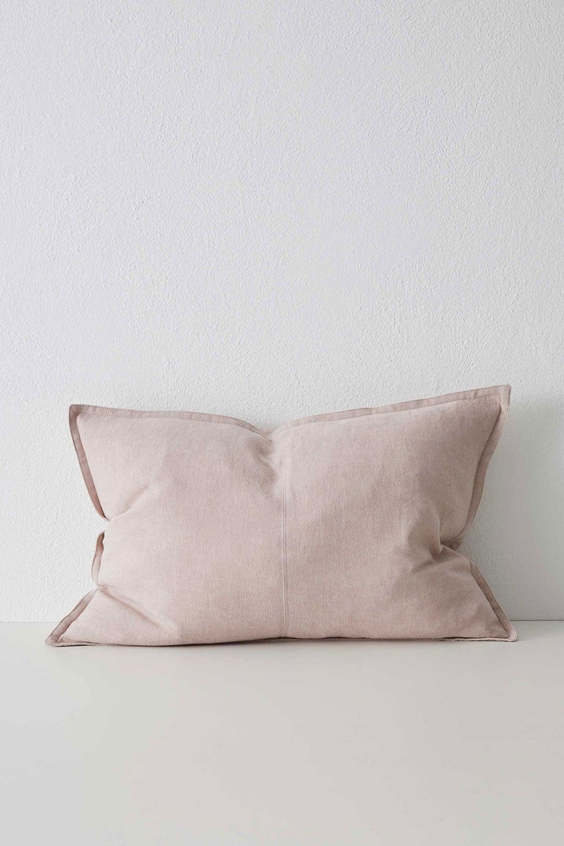 Weave Home European Linen Como Cushion - Blush | Three Sizes