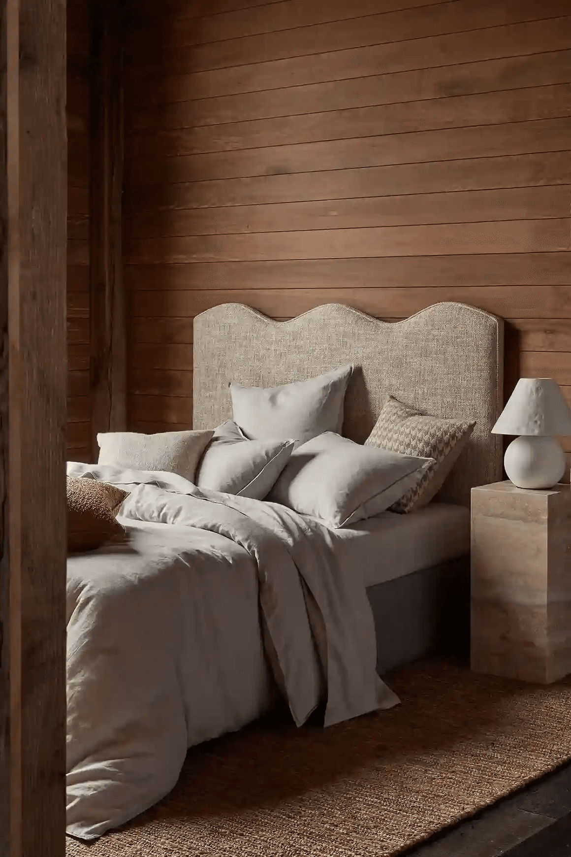Weave Home Alberto Boucle Cushion - Copper | 50 x 50cm