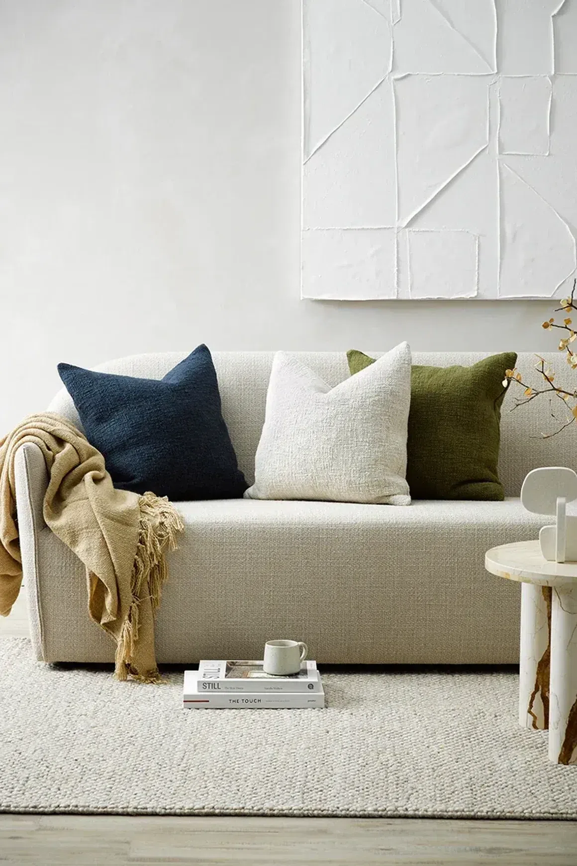 Baya Cyprian Cushion - Oatmeal | Two Sizes