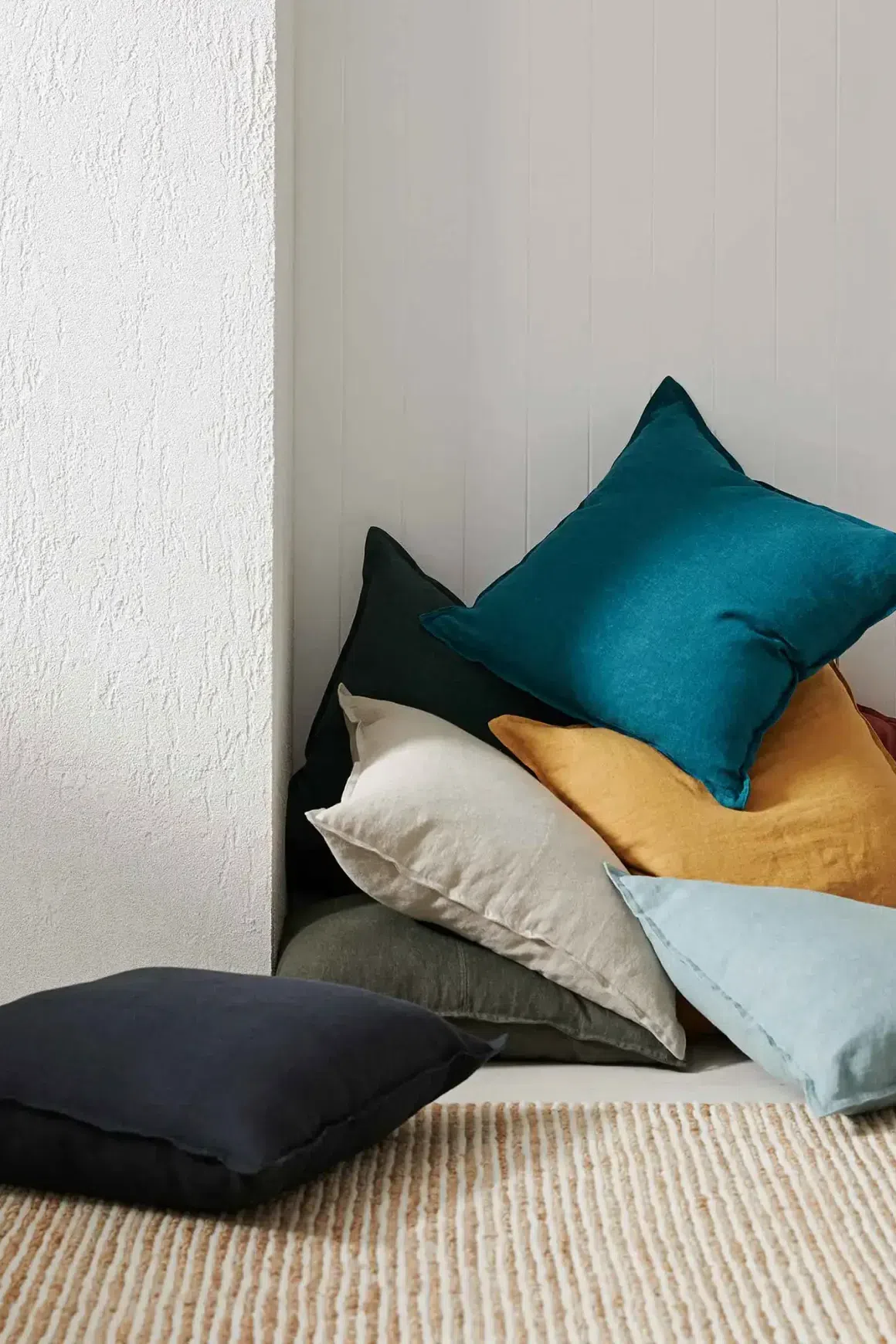 Weave Home European Linen Como Cushion - Linen | Three Sizes