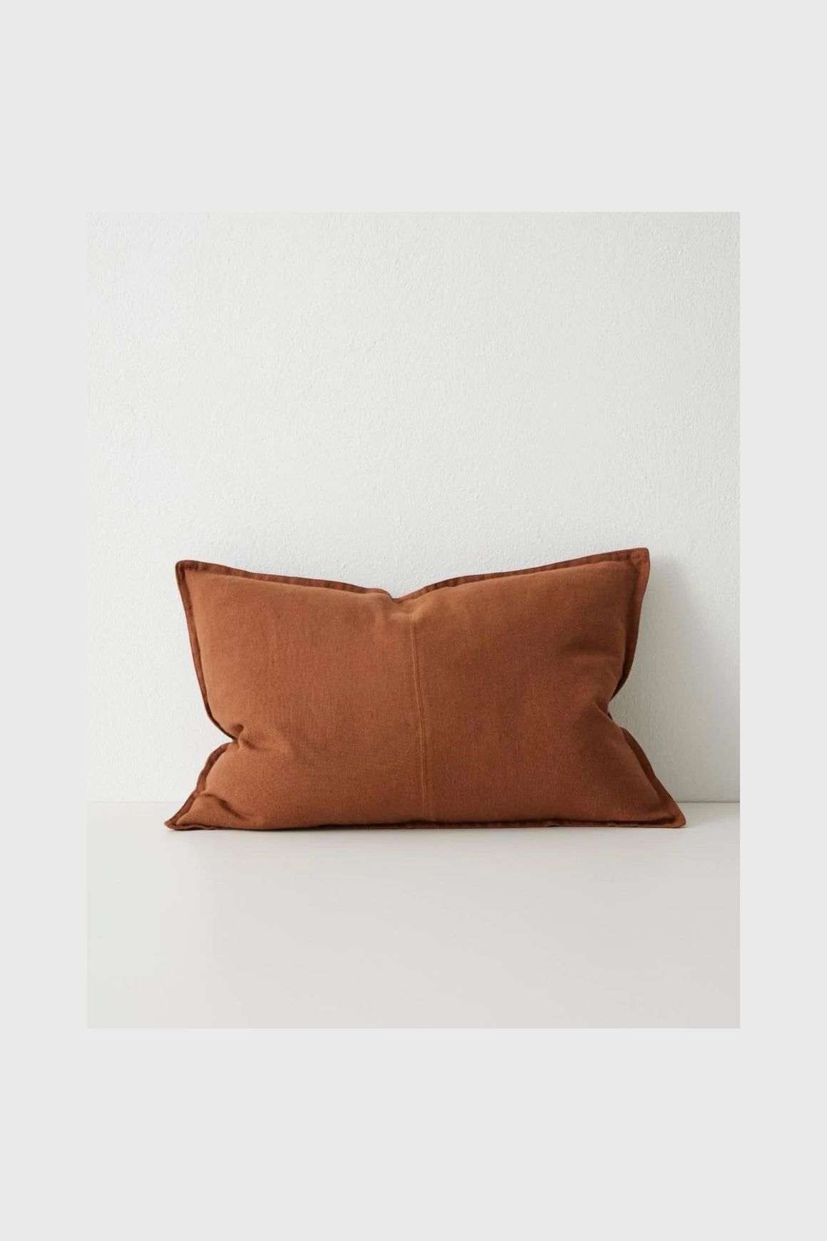 Weave Home European Linen Como Cushion - Tobacco | Three Sizes