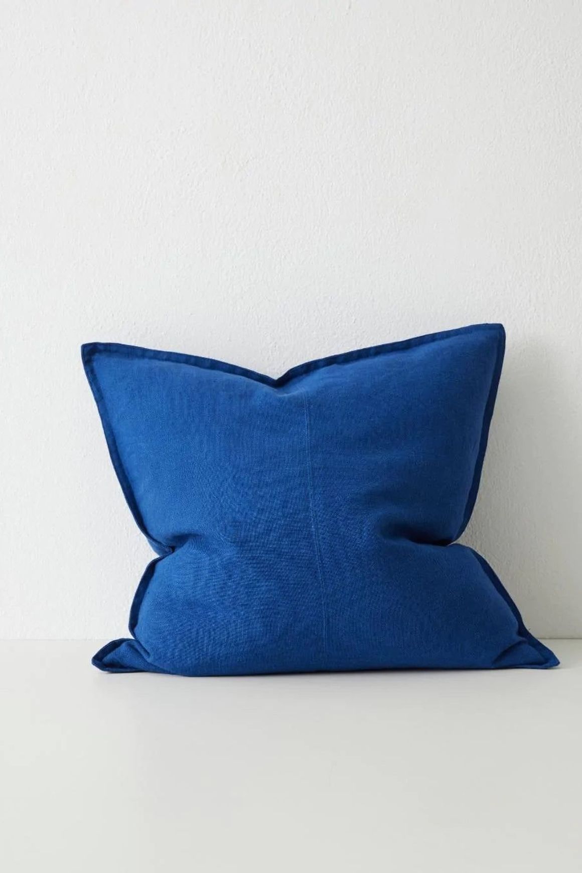Weave Home European Linen Como Cushion - Cobalt | Three Sizes