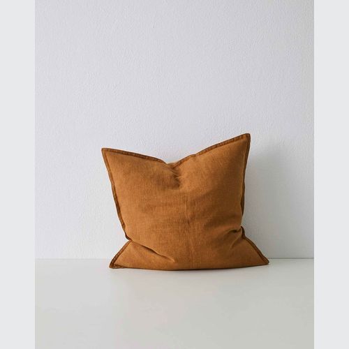 Weave Home European Linen Como Cushion - Spice | Three Sizes