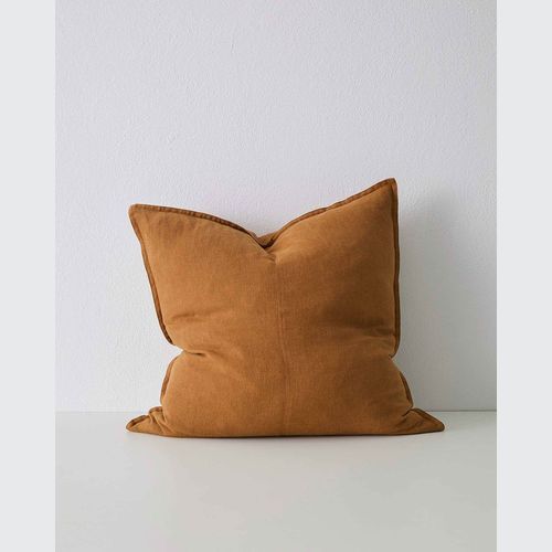 Weave Home European Linen Como Cushion - Spice | Three Sizes