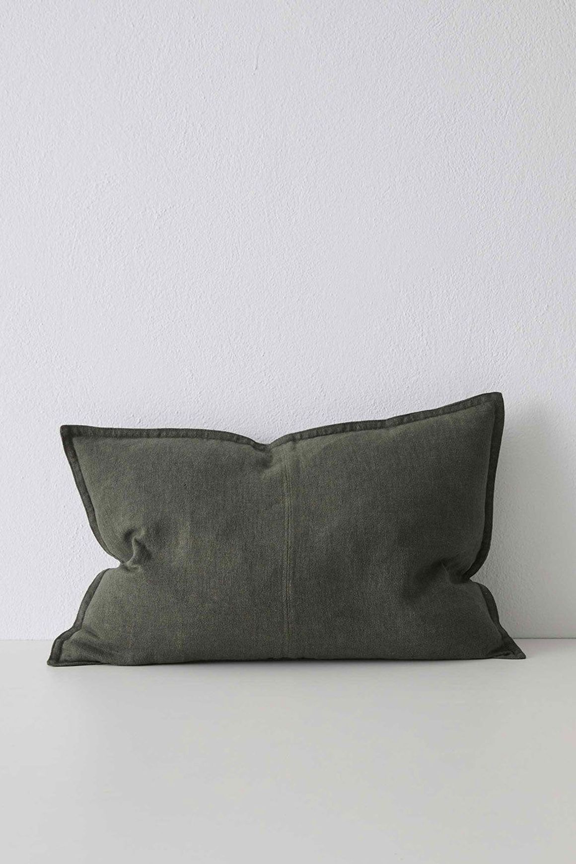 Weave Home European Linen Como Cushion - Khaki | Three Sizes