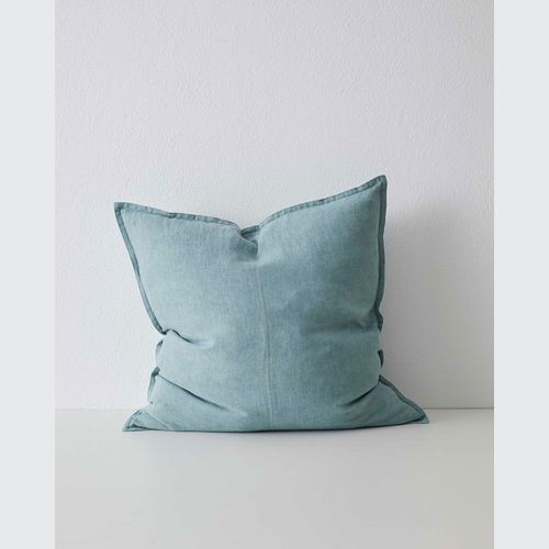 Weave Home European Linen Como Cushion - Mineral | Three Sizes