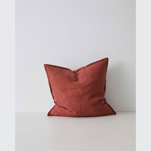 Weave Home European Linen Como Cushion - Sienna | Three Sizes