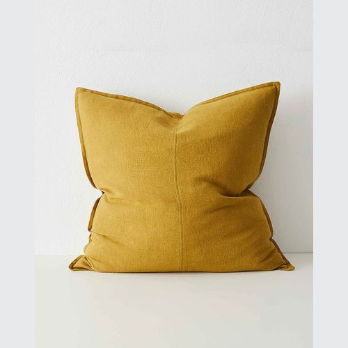 Weave Home European Linen Como Cushion - Moss | Three Sizes