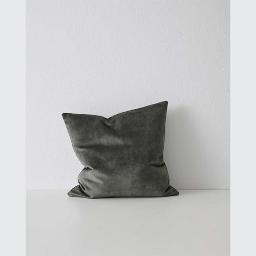 Weave Home Ava Velvet Cushion - Jade | 50 x 50cm