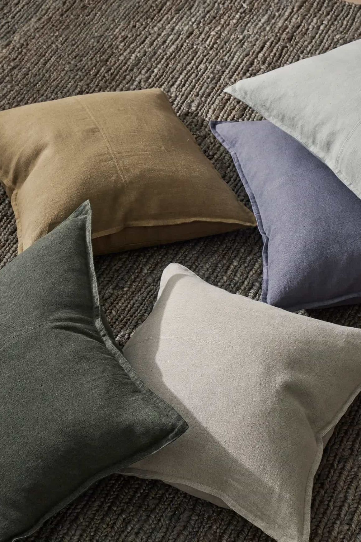 Weave Home European Linen Como Cushion - Linen | Three Sizes