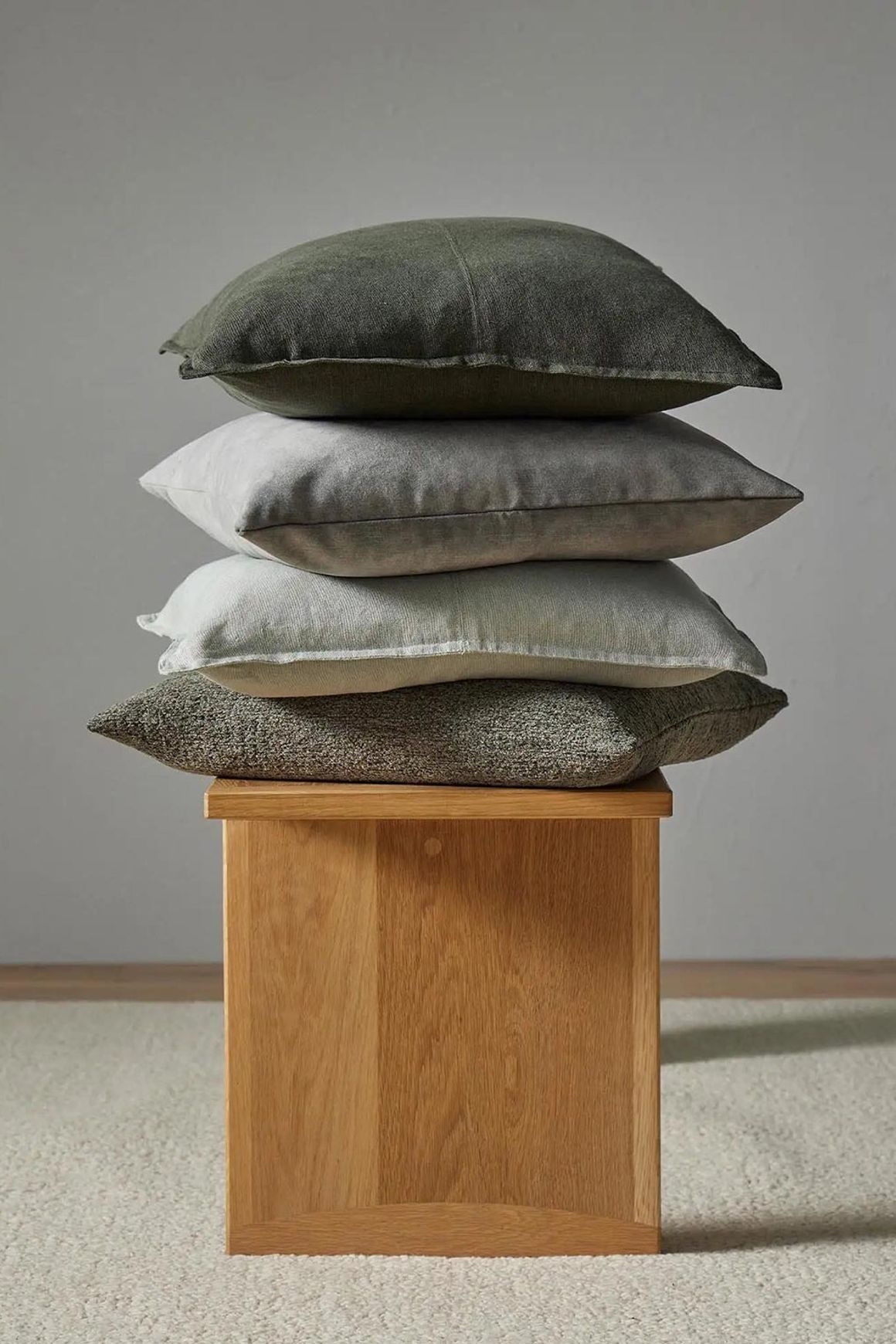 Weave Home European Linen Como Cushion - Laurel | Three Sizes