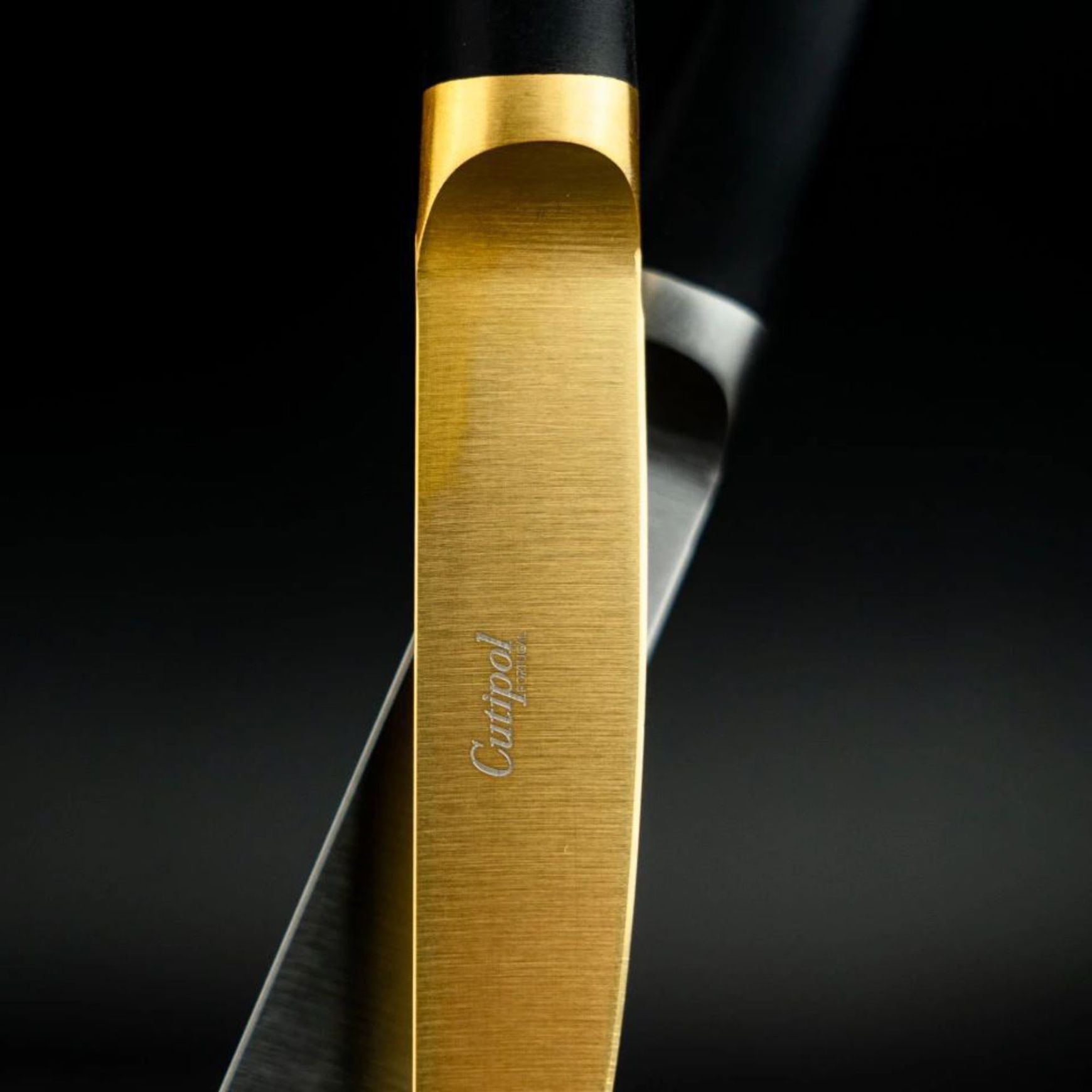 Rib Steak Knife Gold