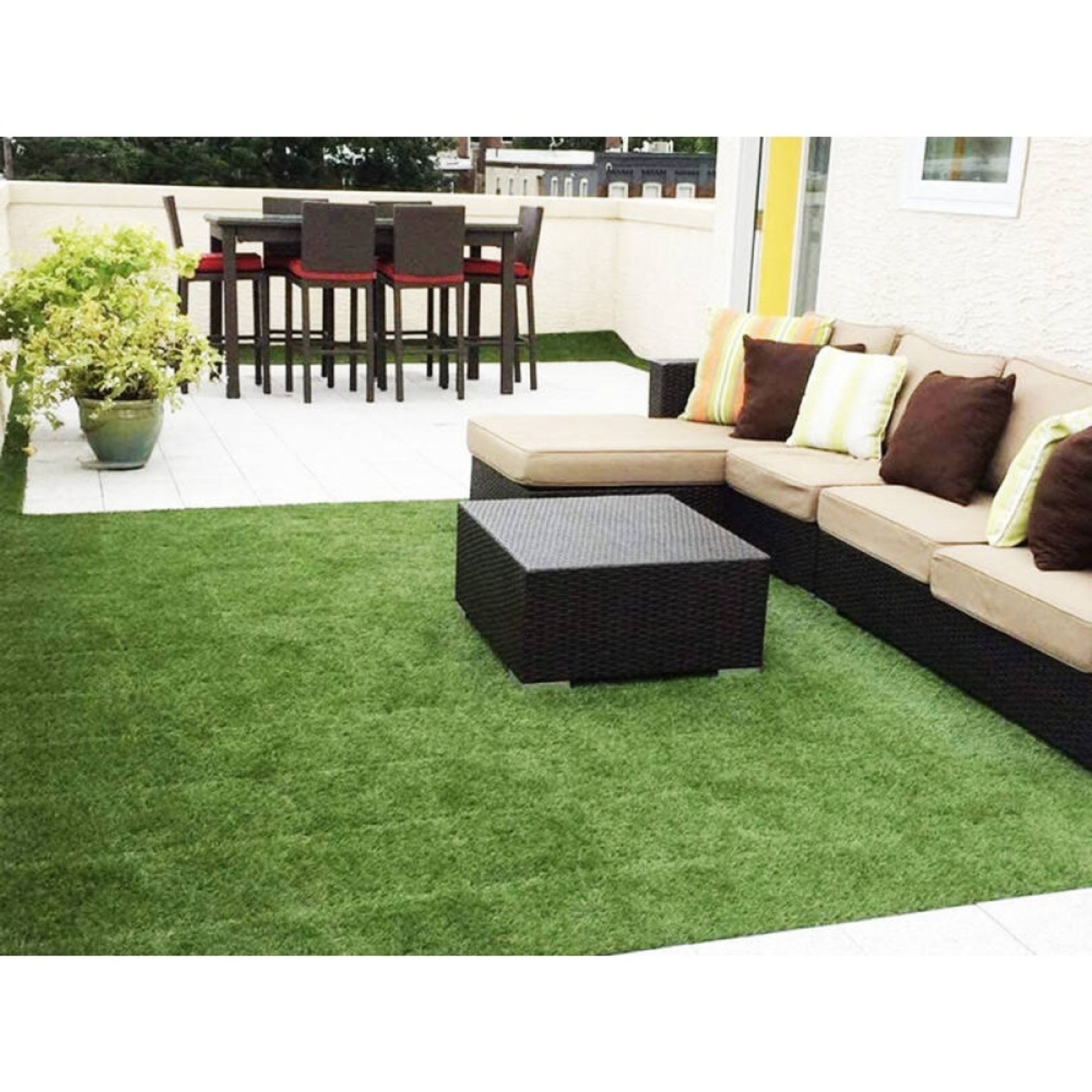 Artificial Grass Deck Tiles 300*300*20 - pack of 10