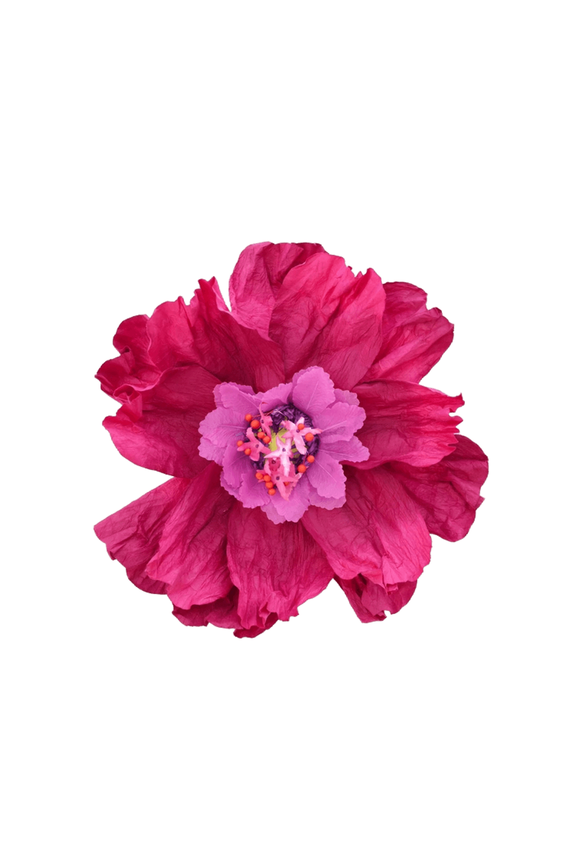 Two Toned Crepe Paper Flower