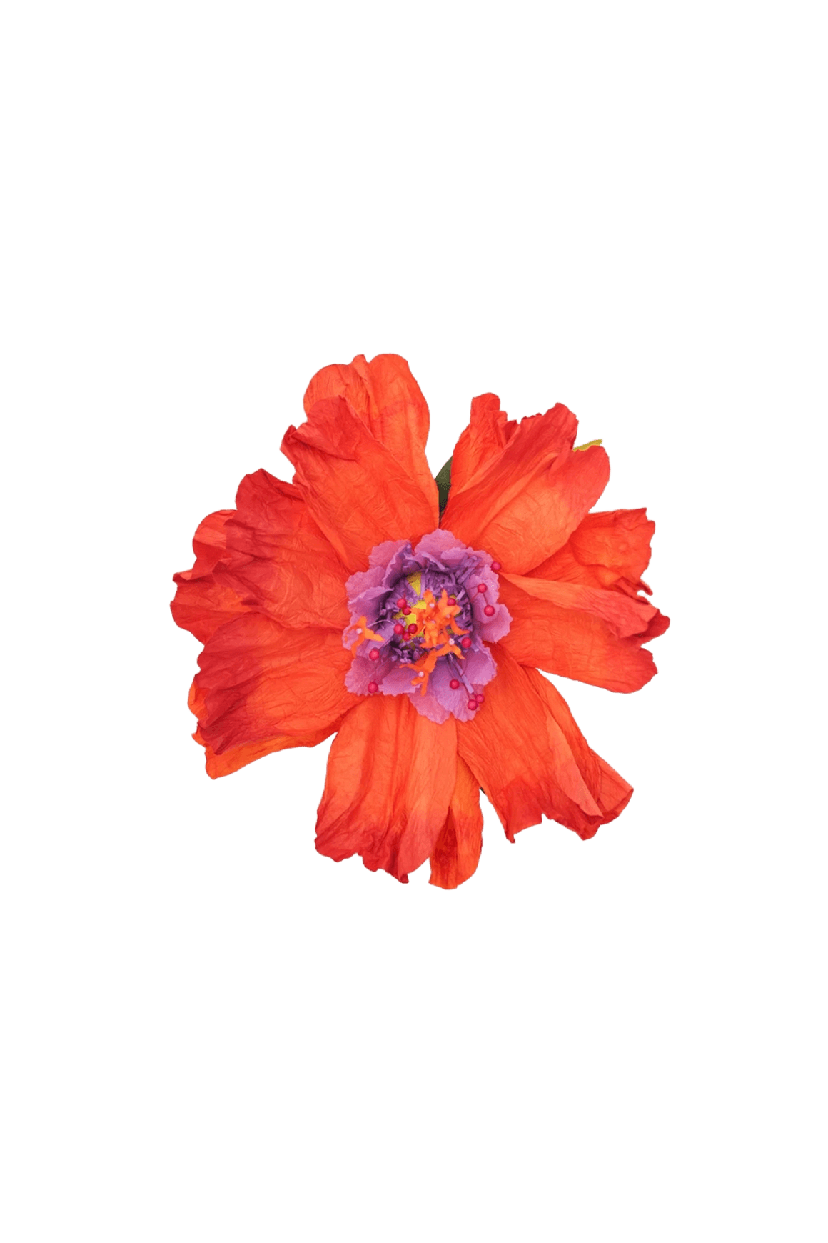 Two Toned Crepe Paper Flower