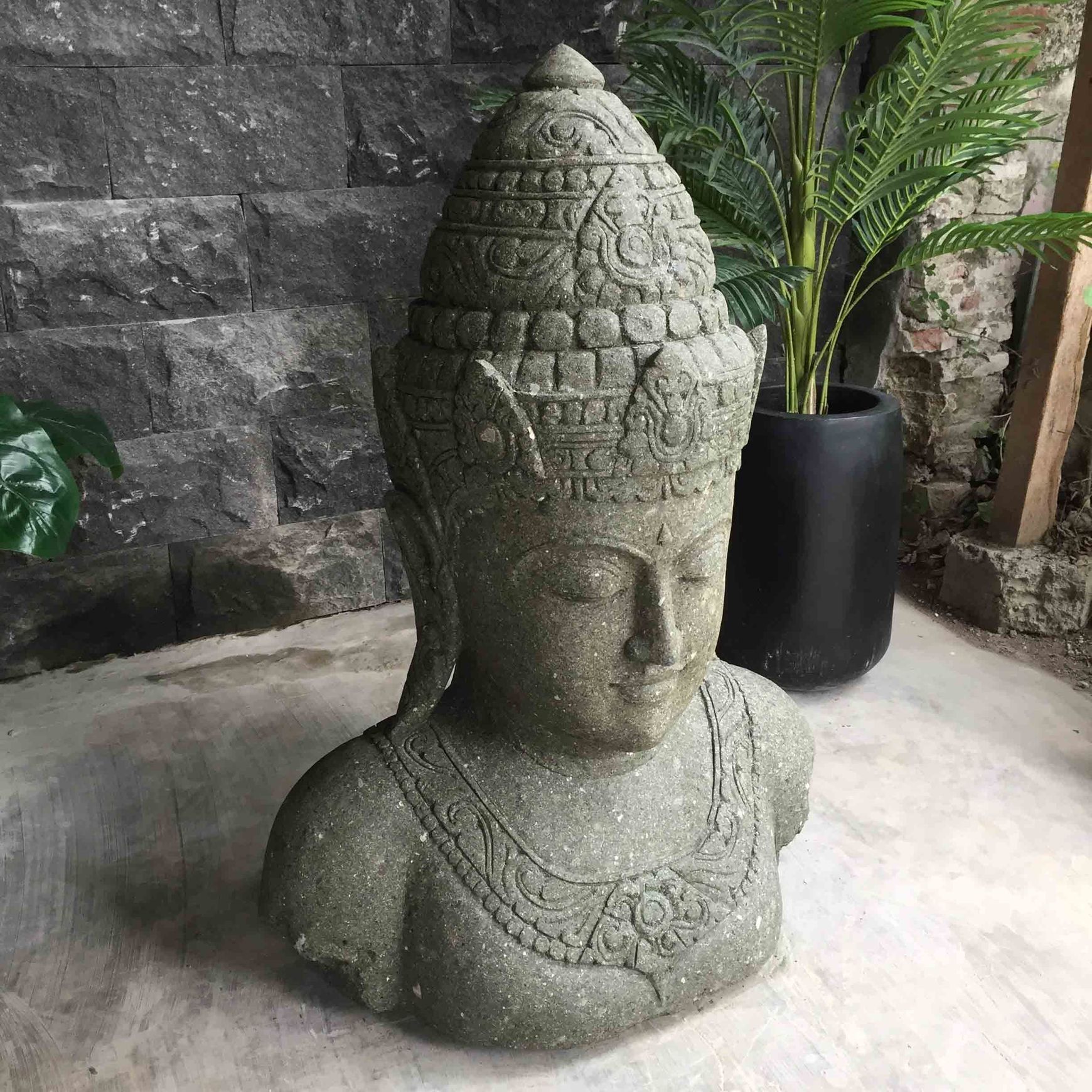 Greenstone Buddha Statue 105cm