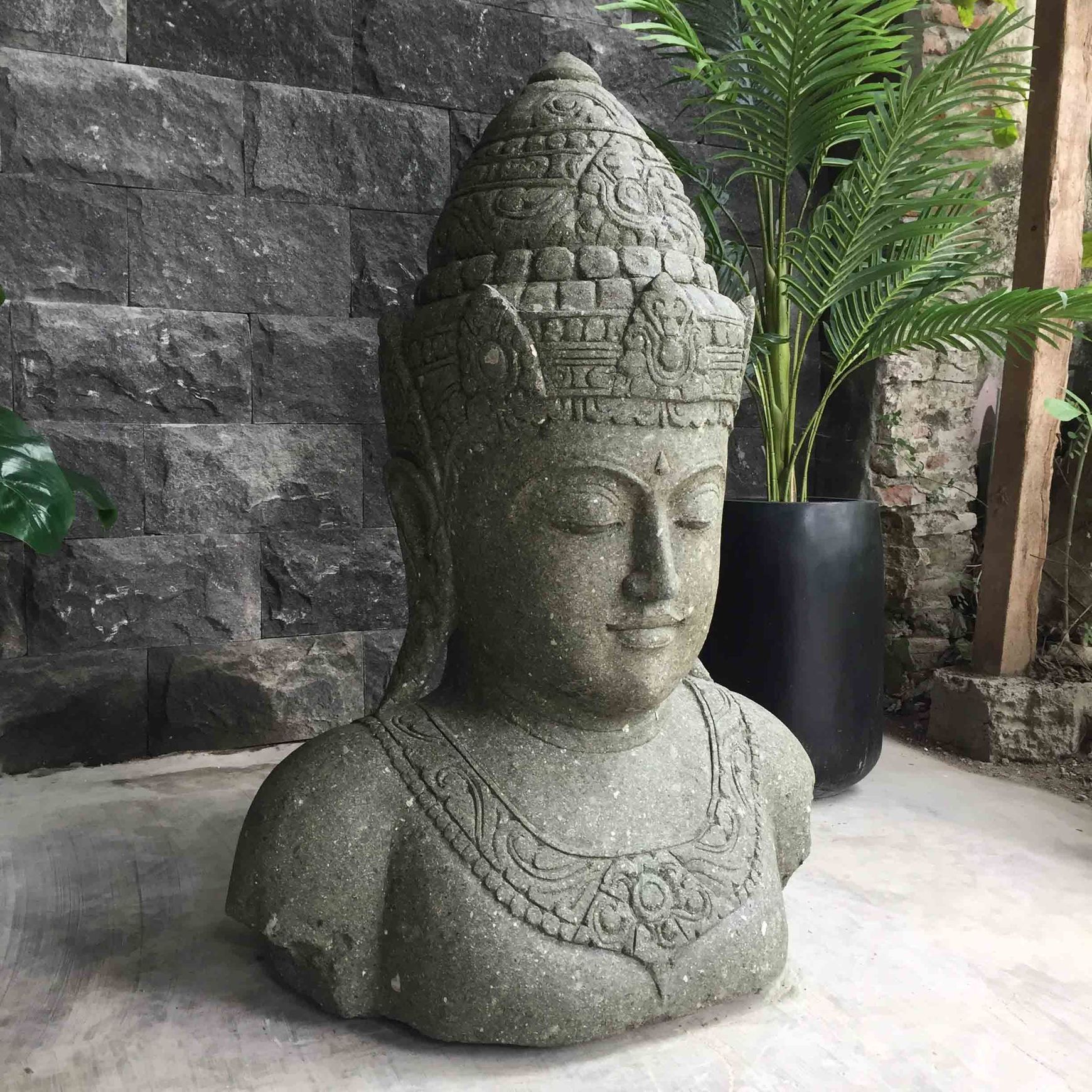 Greenstone Buddha Statue 105cm