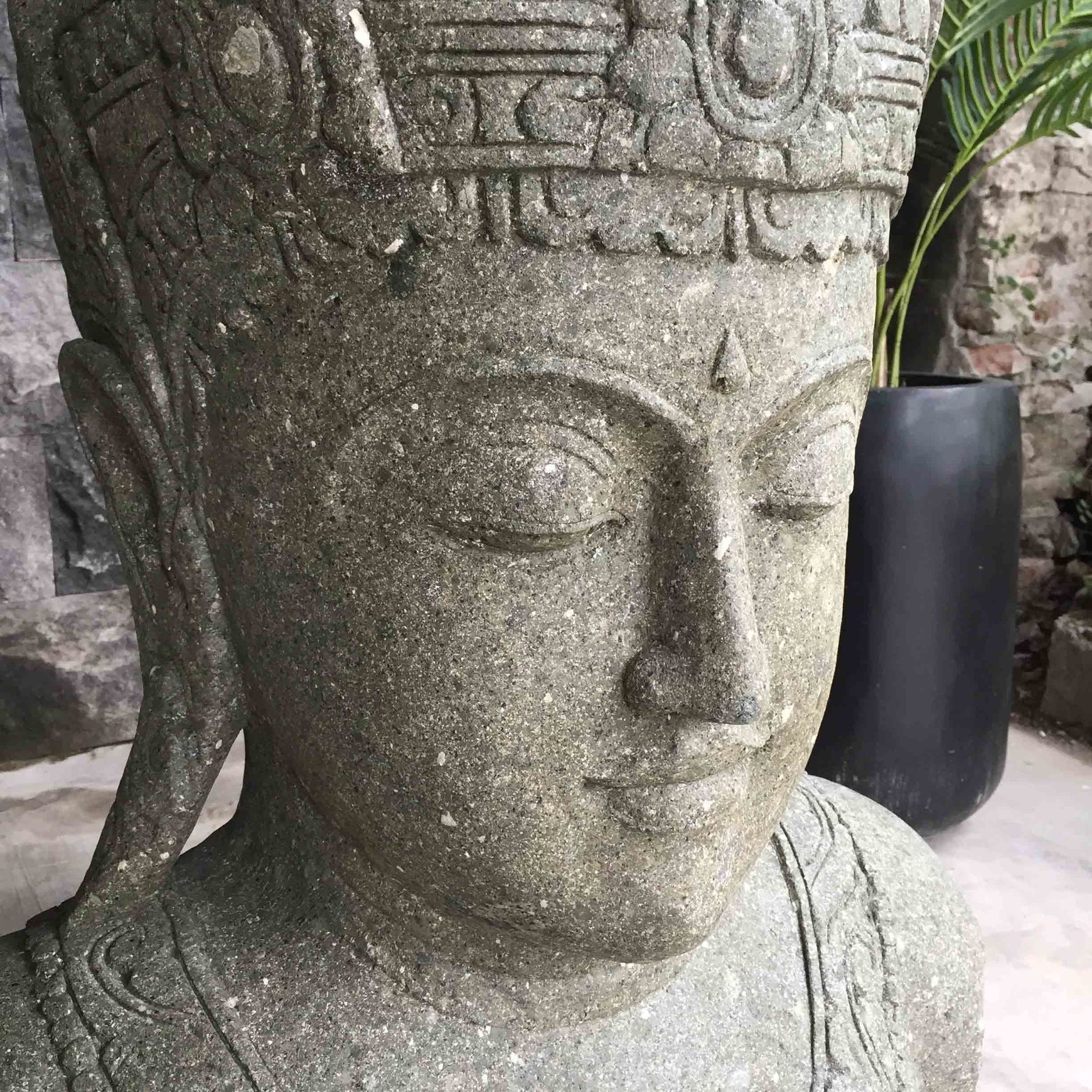 Greenstone Buddha Statue 105cm