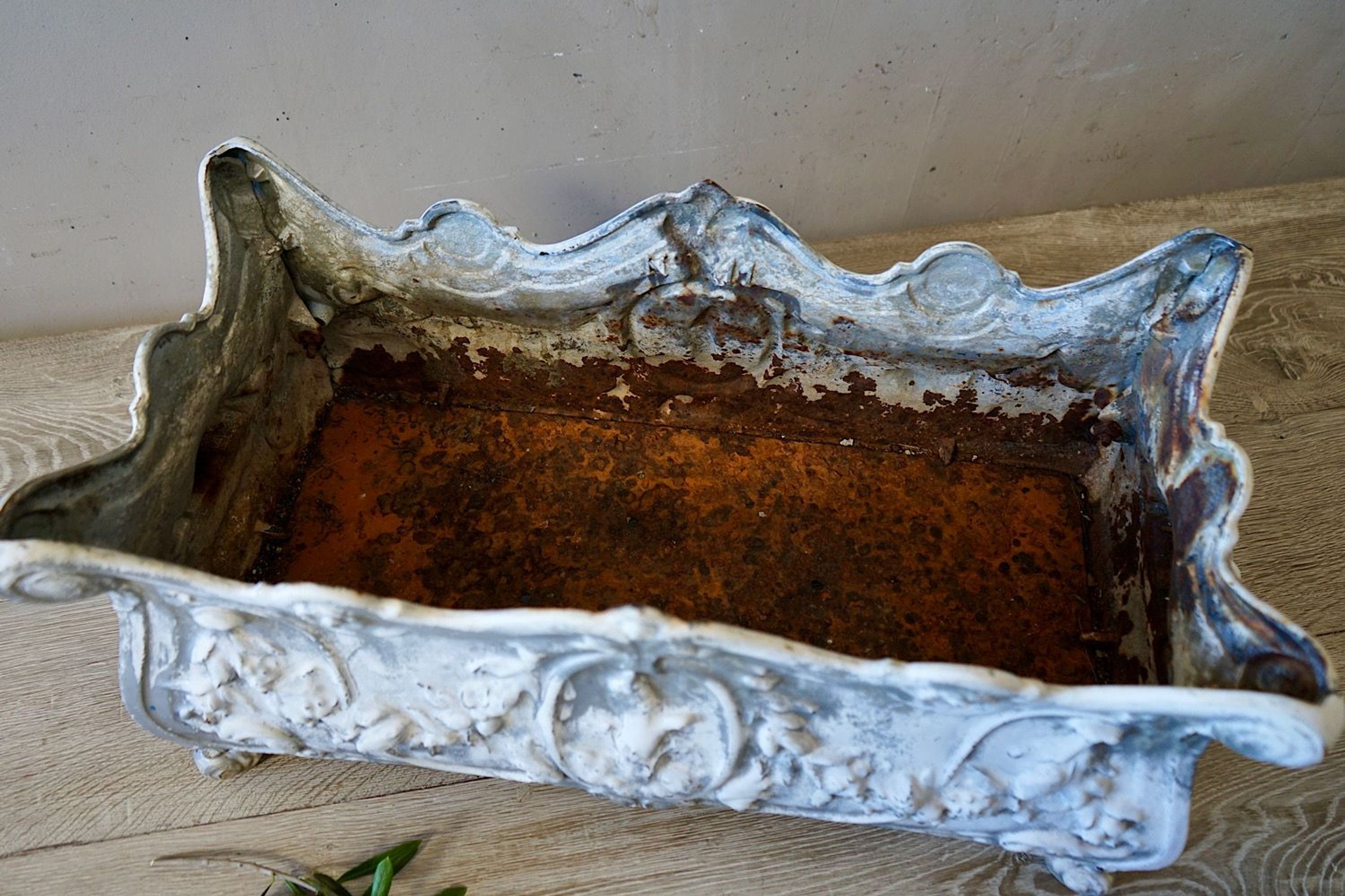 French Cast Iron Planter