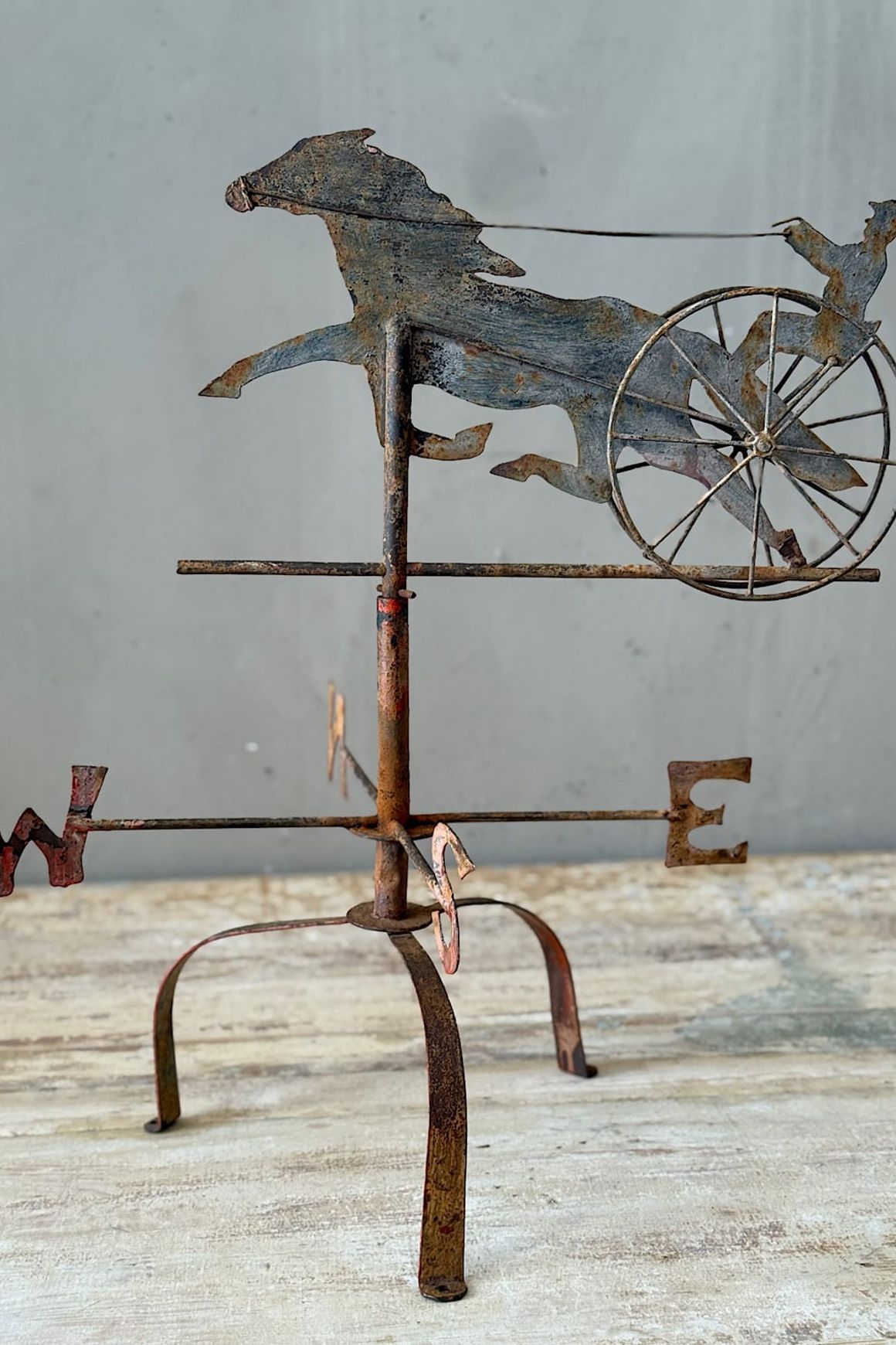 Vintage Horse & Sulky Weathervane