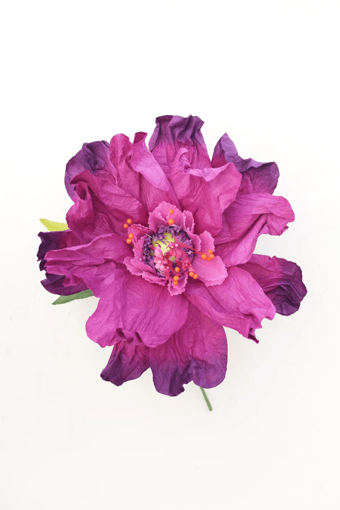 Two Toned Crepe Paper Flower