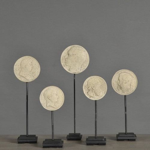 Set of 5 19th Century Medallions Set of 5 19th Century