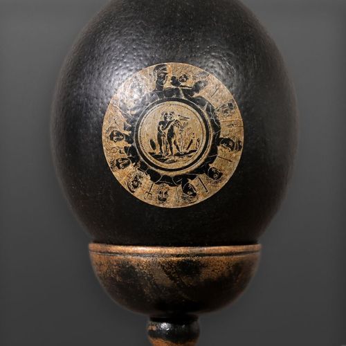 Black Ostrich Egg