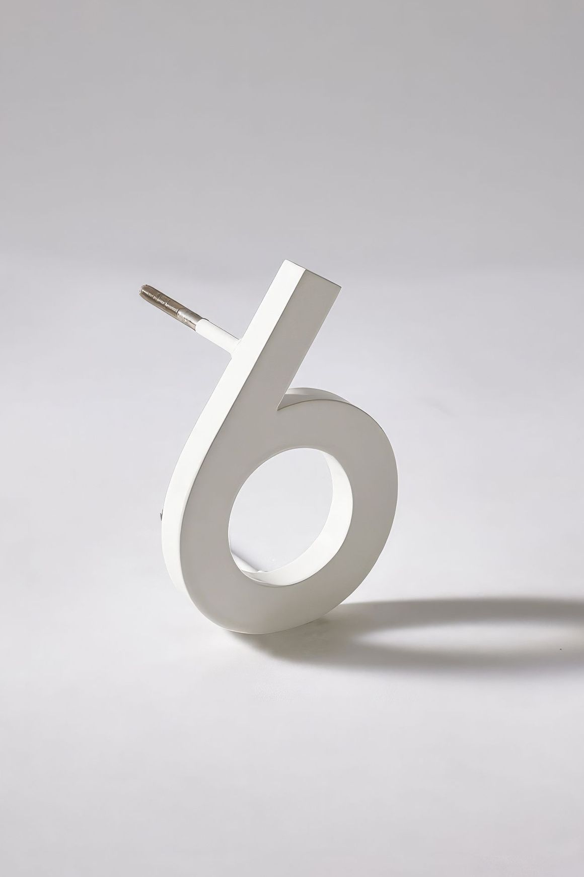 White Stainless Steel Numbers & Letters