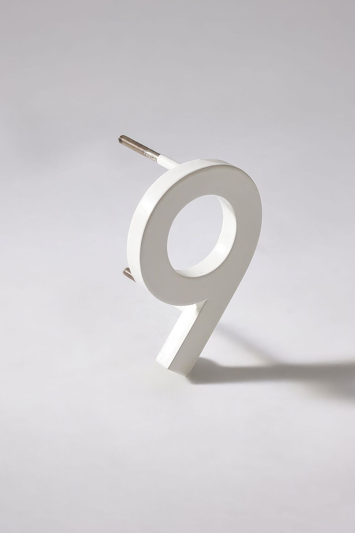 White Stainless Steel Numbers & Letters