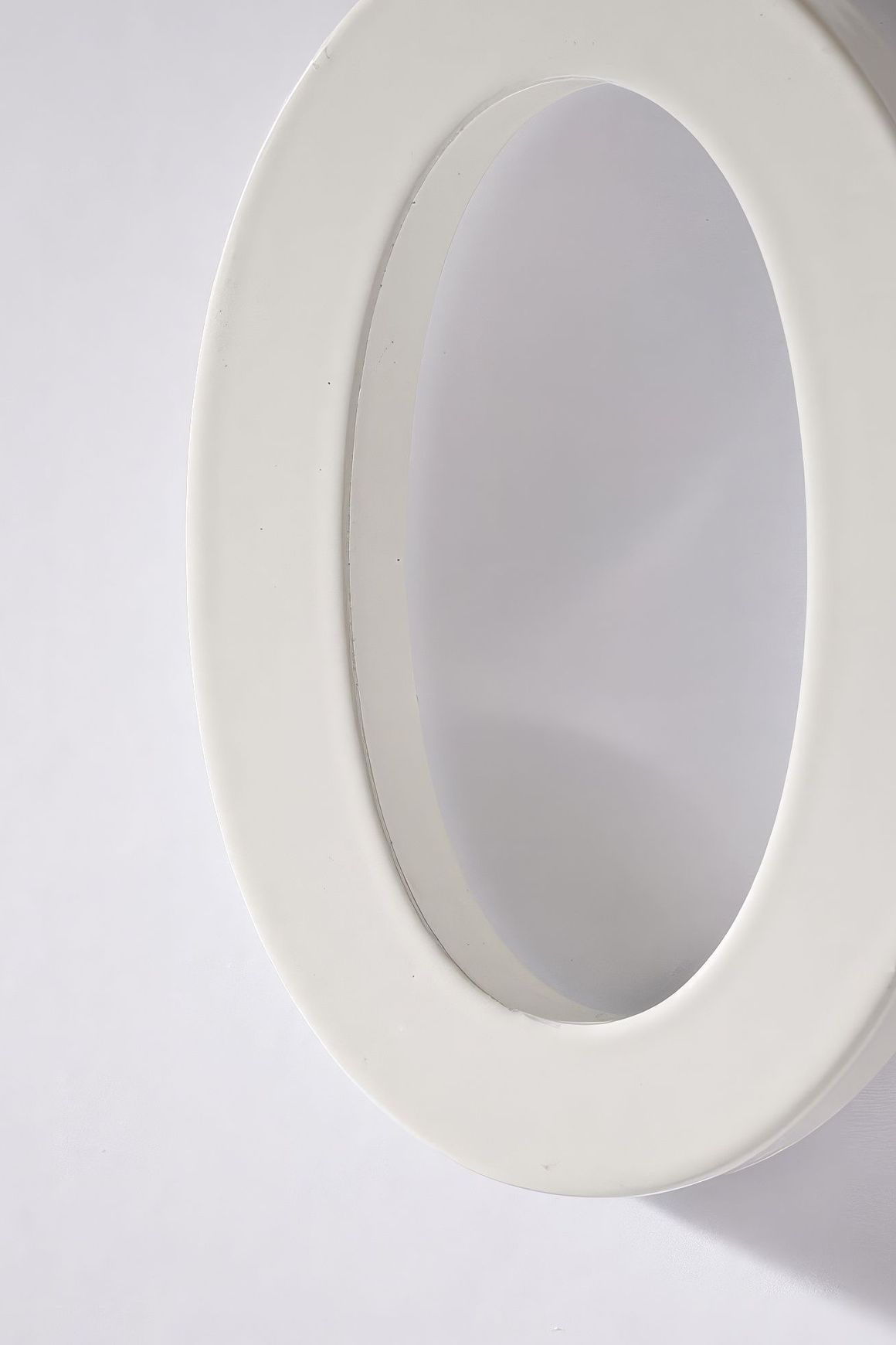 White Stainless Steel Numbers & Letters
