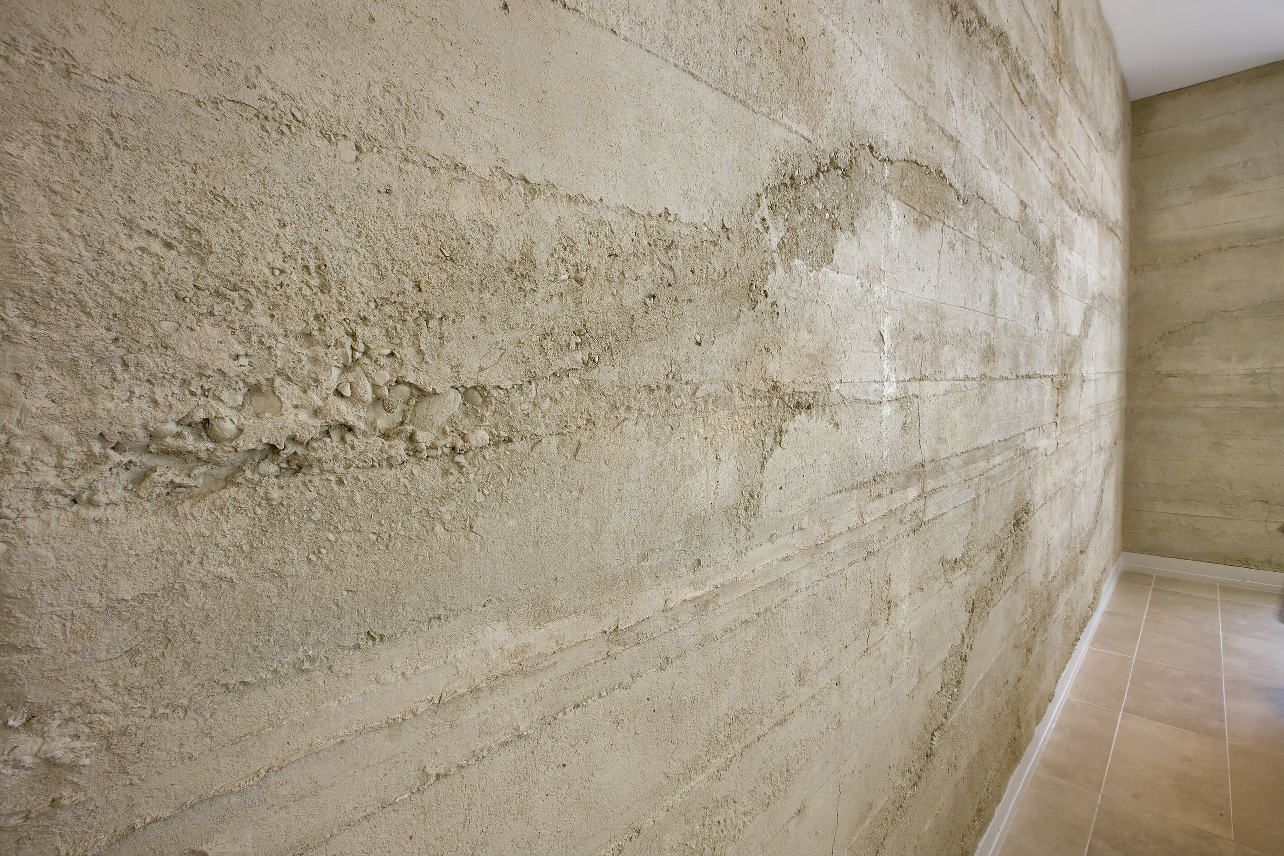 Roughcast Concrete Panels by Muros | Aged Formwork Look