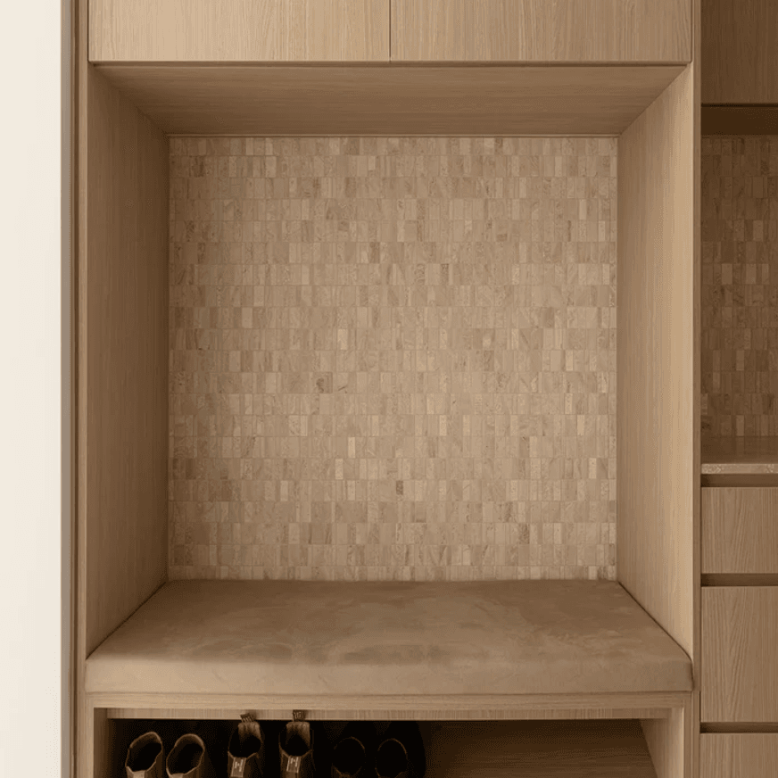 Superwhite - Travertine Aztec Mosaic