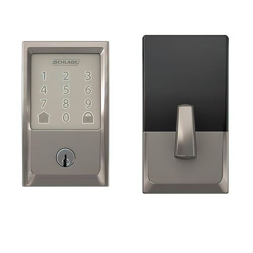 Schlage Encode Smart Deadbolt & Handle Set Satin Nickel