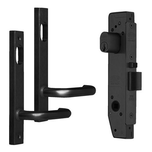 Lockwood Narrow Mortice Lock Kit Black 3782KIT01MBK