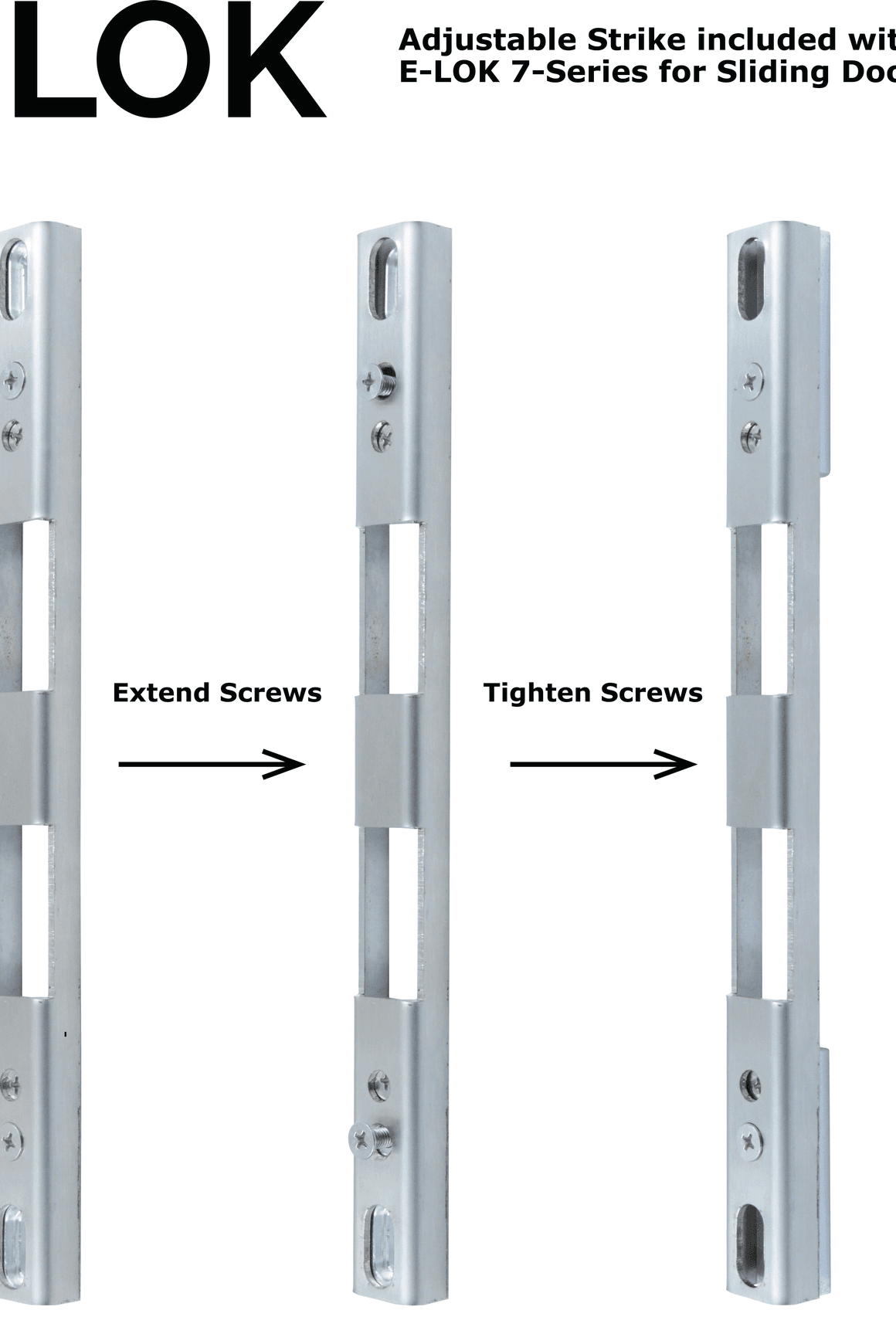 E-LOK 7-Series Smart Lock for Sliding Doors