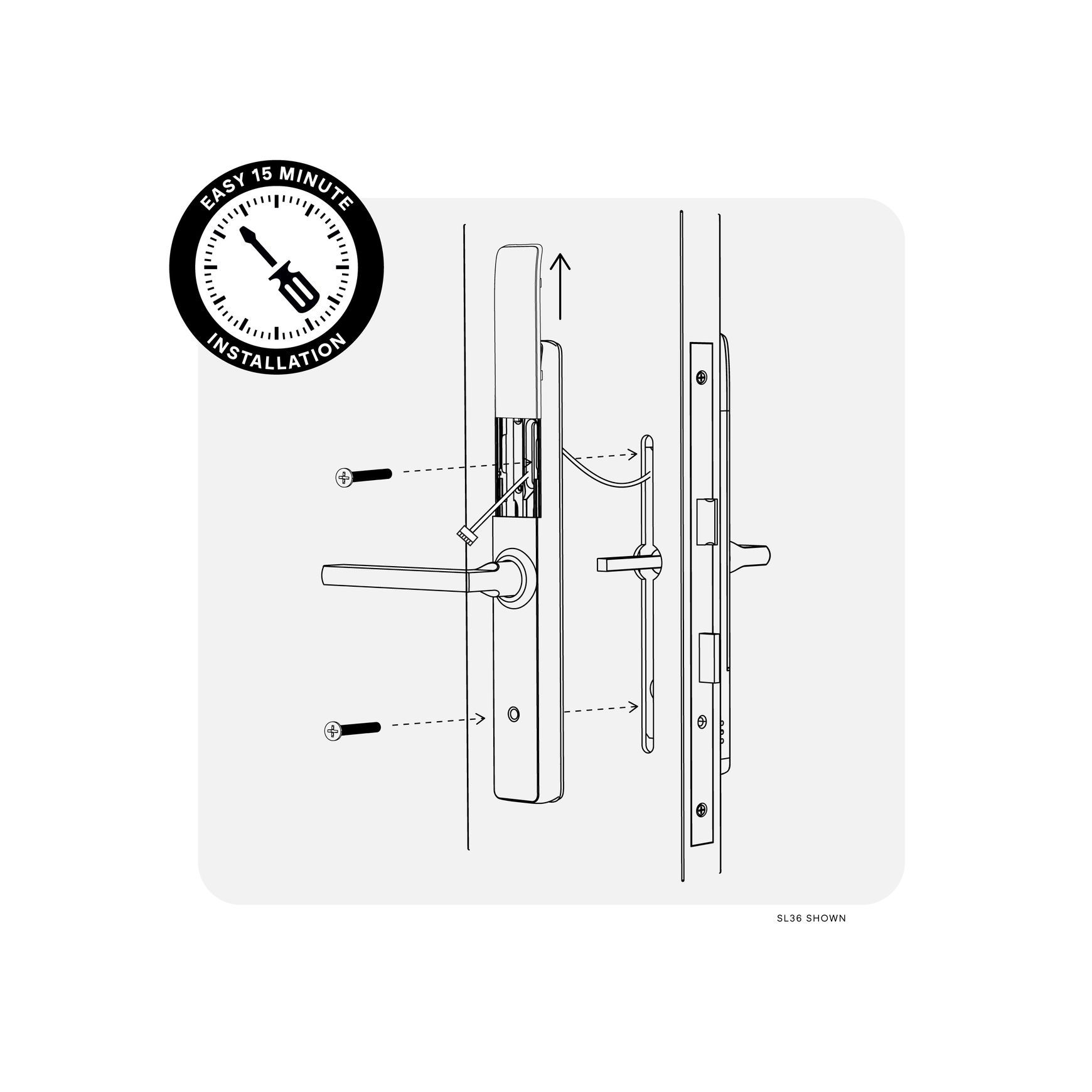 Sylvan Electronic Black Leverset SL36E.B