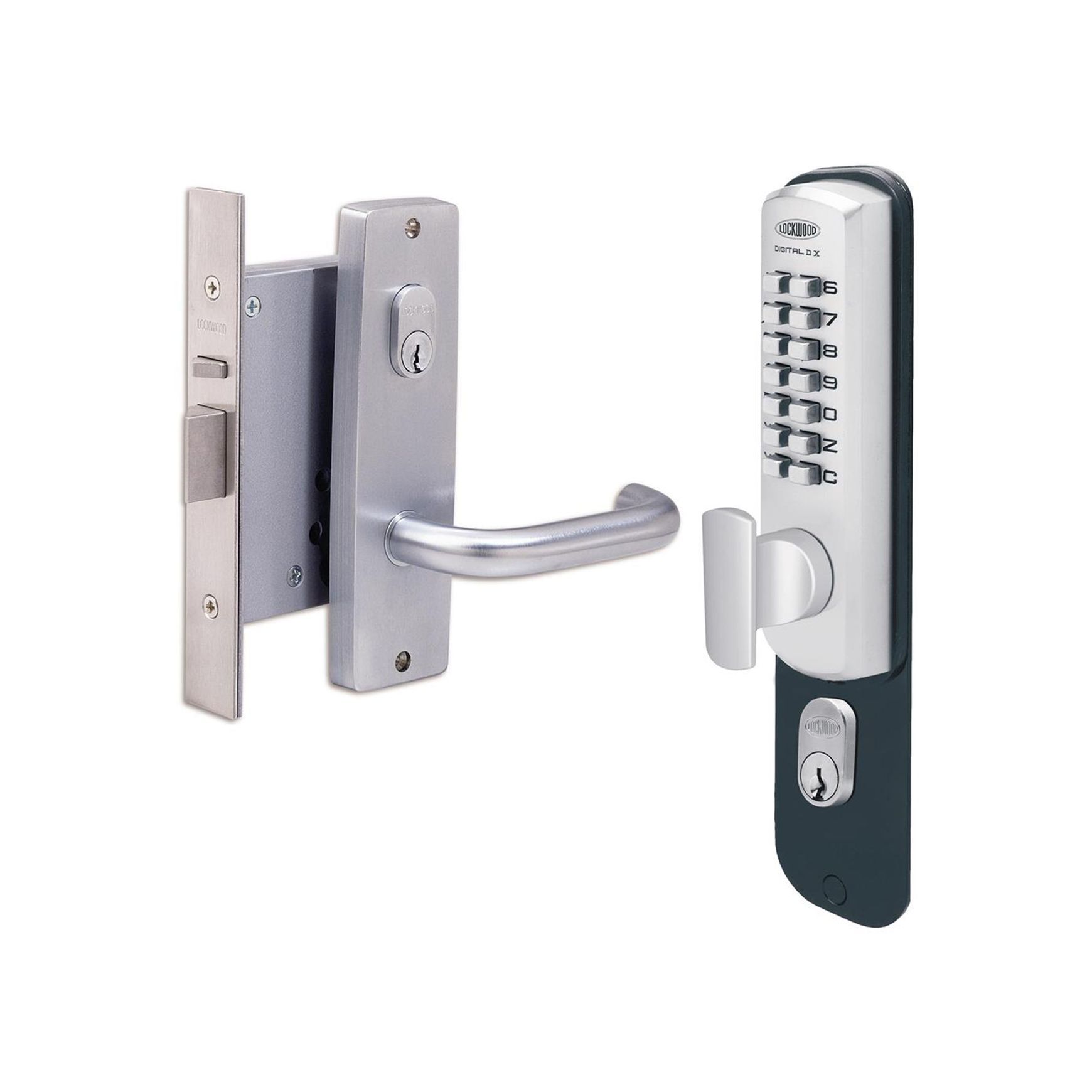 Lockwood 3572 Key Override and Code Lockout Digital DX