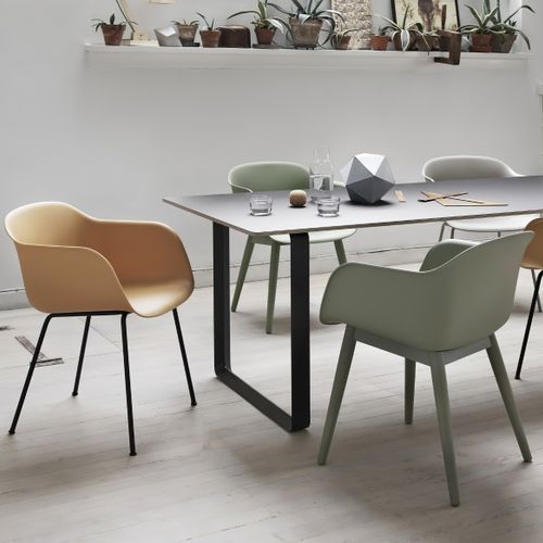 Fiber Armchair Sled Base Chair by Muuto