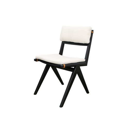 Cortez Dining Chair with removeable Cushions - Black