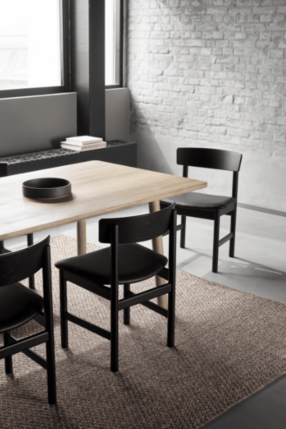 Mogensen 3236 Chair Black Oak by Fredericia