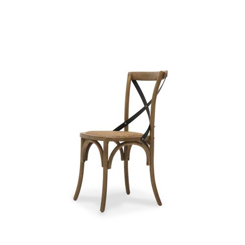 Bentwood Dining Chair - Metal Crossback