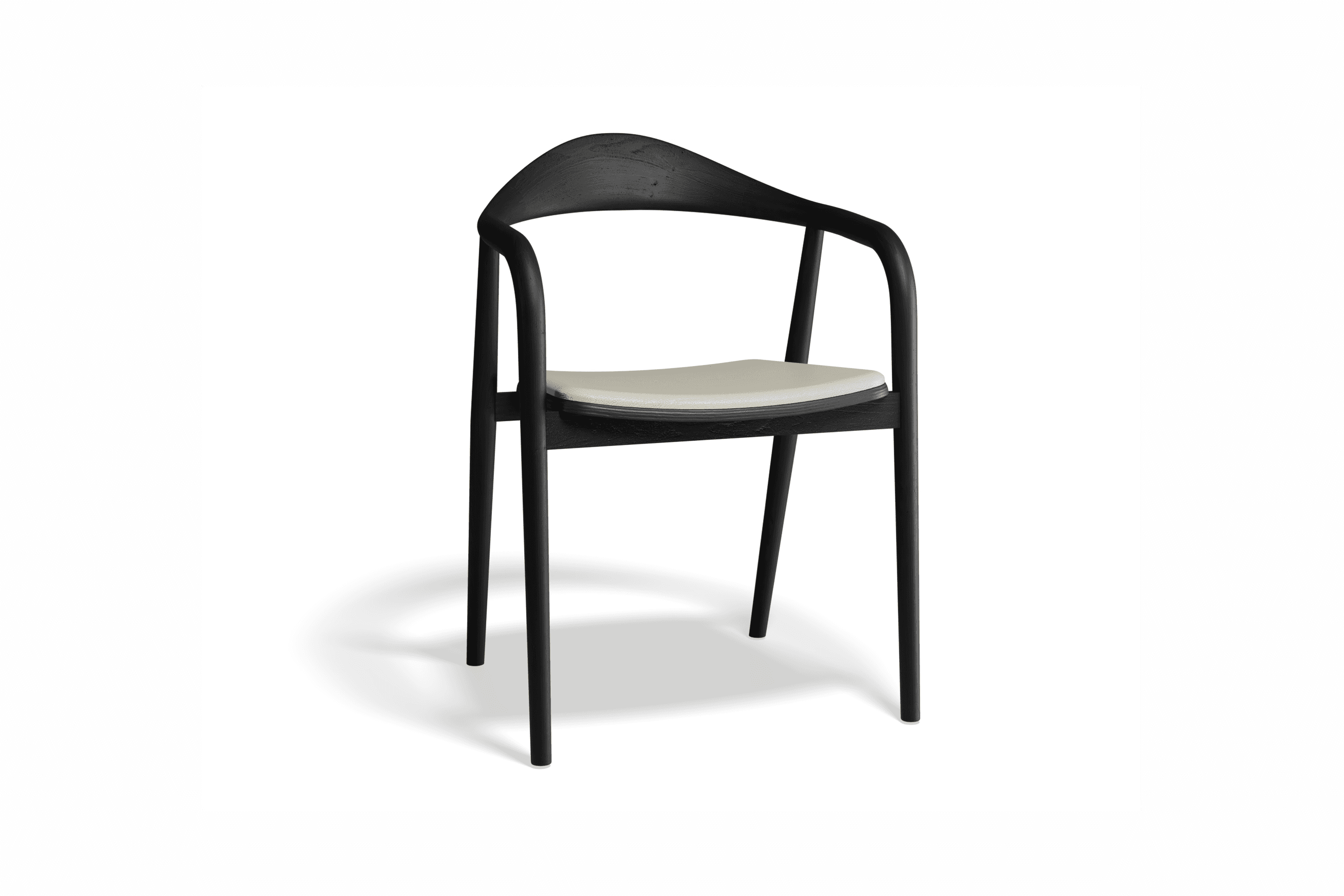 Arki Armchair - Black Ash with Pad