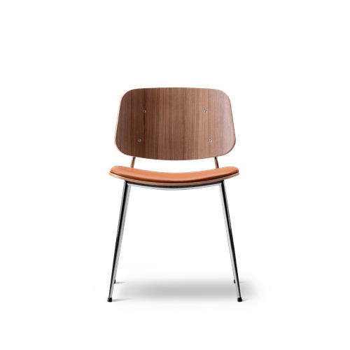 Søborg Chair Steel Frame Seat Upholstery by Fredericia