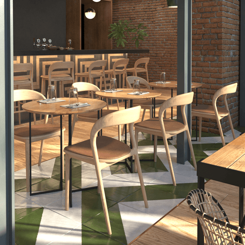 Arki Armchair - Natural with Pad